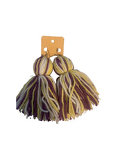 Load image into Gallery viewer, Yarn Fringe Earrings (LONG)
